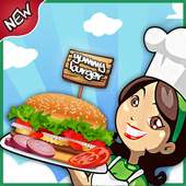 Kids Street Food Burger Cooking Game