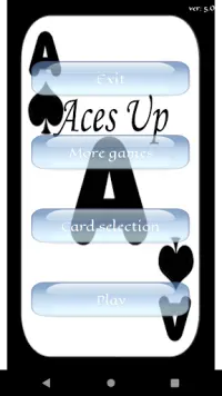 Aces Up Solitaire Kartenspiel Screen Shot 0