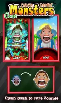 Crazy Dentist- Cure Monsters Screen Shot 1