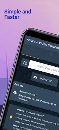 All4One Social Video Downloader Screen Shot 0