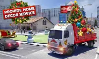 Дизайн дома грузовик имитатор Рождественские игры Screen Shot 0