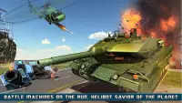 Flying Helicopter Robot Transforming - Robot Games Screen Shot 2