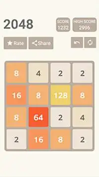 2048 game Screen Shot 1