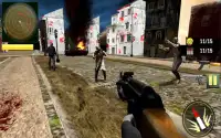 Zombie walki z bronią survival Screen Shot 1