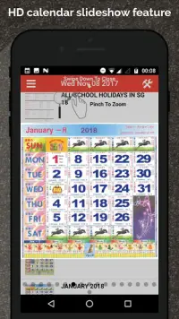 Singapore Calendar Horse 2020 Screen Shot 5