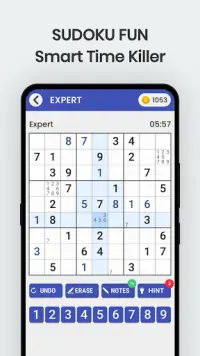Sudoku Fun - Free Number Puzzle Sudoku Killer Screen Shot 0