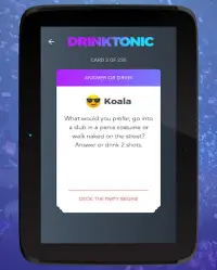Drinktonic - Drinking Game Screen Shot 13