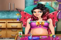 Ice Queen & Ladybug Princess Pregnant Care Game Screen Shot 1