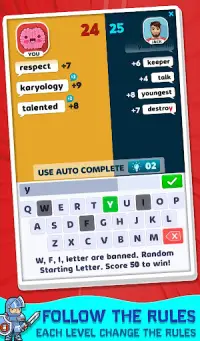 Word Battle - Word Wars Game Screen Shot 2