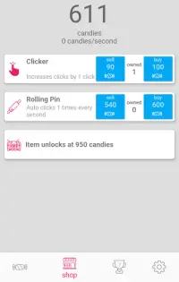 Candy Clicker - Süßigkeiten Klicker Screen Shot 2