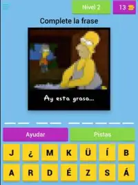 Los Simpsons: Adivina la frase (Homero) Screen Shot 6