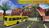 Bus Sekolah Mengemudi yanMungkin Sim 3d:Sopir Kota Screen Shot 1