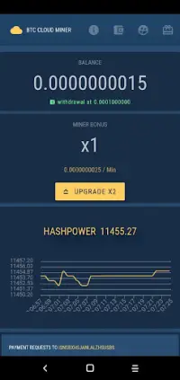 BTC CLOUD MINER SIMULATOR Screen Shot 3