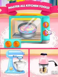 Unicorn Cheesecake Maker - Cooking Games for Girls Screen Shot 2