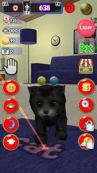 Gato sin casa mascota virtual para cuidar Screen Shot 11