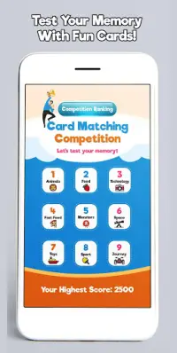 Card Matching Competition Screen Shot 0