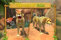 Cheetah Family Animal Sim Screen Shot 3