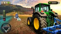 Real Tractor Farm Simulator: Tractor Games Free Screen Shot 0