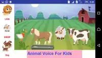 Animal Sounds For Kids Screen Shot 1