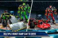 Ramp Car Robot Transforming Game: Robot Car Games Screen Shot 2