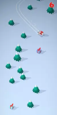 Santa Sled Race Screen Shot 0