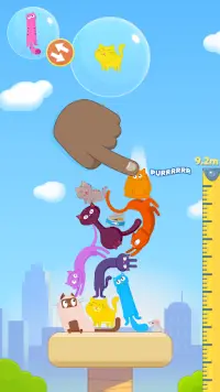 Cat Stack - Cute and Perfect Tower Builder Game! Screen Shot 1