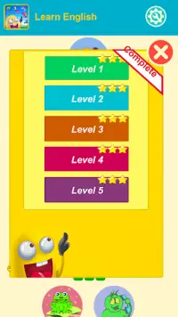 English Vocabulary:puzzle game Screen Shot 1