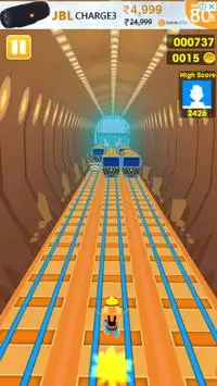 subway surf train run 3D Screen Shot 5