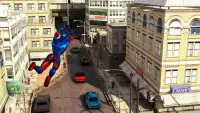 Mutant Spider hero: Flying Robot Car games Screen Shot 0