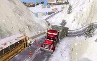Off-road Snow Truck Driving Screen Shot 0