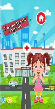 Little Baby Girl Sweet Dentist Kids Game Screen Shot 4