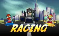 Super Heroes Cars Racing Screen Shot 0