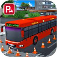 City Bus Driving Games : American Bus Parking Game