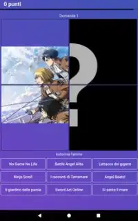Anime Quiz, Gioco: Indovina per Immagini o Poster Screen Shot 21