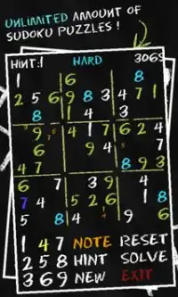 Sudoku Chalk FREE Screen Shot 2