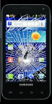 Broken Screen Prank 2 - Cracked Glass Mobile Phone Screen Shot 3