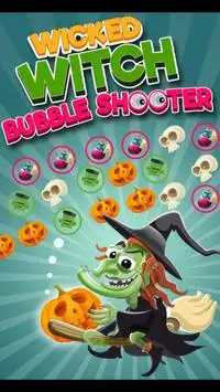 Bruxa malvada Bubble Shooter Screen Shot 0