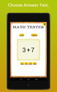 Math Tester FREE Screen Shot 6