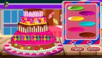 केक सजावट खेल: पाक कला खेल Screen Shot 4