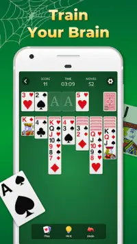 Spider Solitaire Classic Games Screen Shot 3
