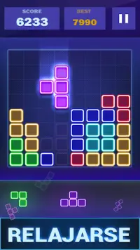 Glow Puzzle Bloque - juego rom Screen Shot 0