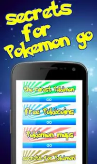 Best Secrets for Pokemon GO Screen Shot 0
