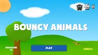 Bouncy Animals: Draw Line Jumping Adventure Screen Shot 0