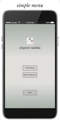 Elegant Sudoku Screen Shot 4