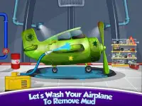 Plane Wash Salon Workshop Game Screen Shot 0