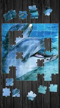 돌고래 직소 퍼즐 게임 Screen Shot 3