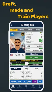 Ultimate Pro Baseball General Manager - Sport Sim Screen Shot 1