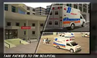 Ambulance driver 3d simulator Screen Shot 1