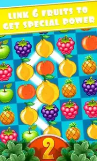 Fruit Link Match Crush Mania 2 Screen Shot 1