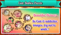 Cute Babies Jigsaw Tile Puzzle Screen Shot 1